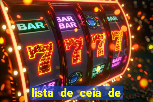 lista de ceia de natal completa